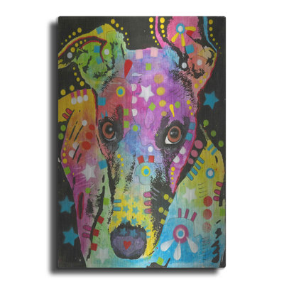 " Curious Greyhound " by Dean Russo