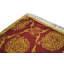 Hand-Knotted High-Quality Red and Yellow Area Rug