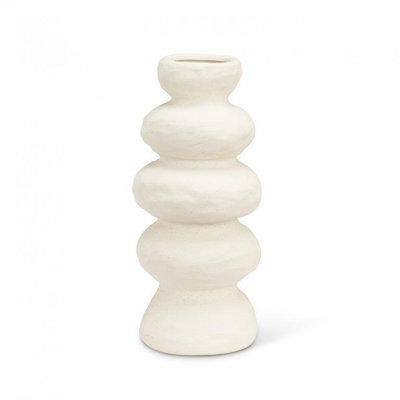Pebble Look Stacked Vase