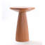 17.72" Durable Magnesium Oxide Fluted Base Side Table