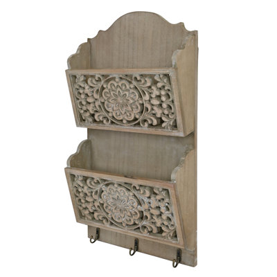 Key and Mail Holder for Wall