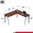 Dudley L-Shaped Metal Base Writing Desk-1327324565