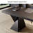 78.74"Minimalist Smoked Wood Rectangular Desk