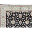 Tapis noir de haute qualité noué à la main Ziegler