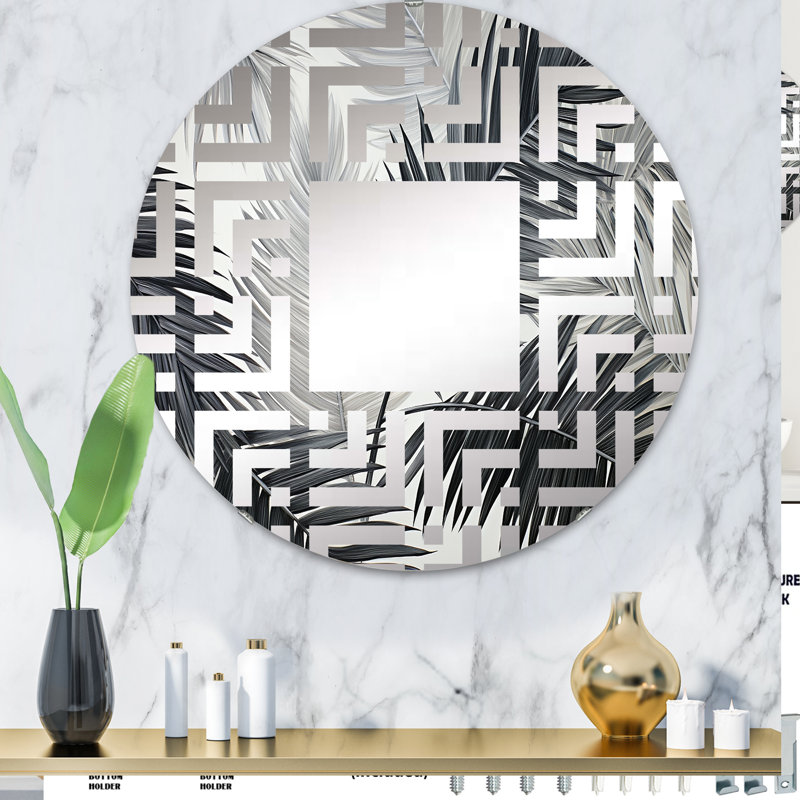 Miroir d'appoint Minimalisme, 31,4 po x 31,4 po