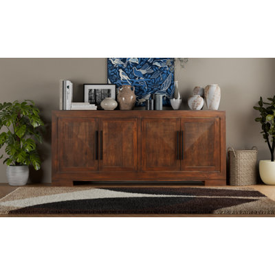 Buffet en bois massif de 102 po de largeur Josiane