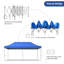 Brettlee 6m x 3m Steel Party Tent-1547309351