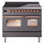 Cuisinière à induction 40 pouces avec 6 éléments à induction ILVE Nostalgie II Series (porte en verre)