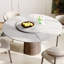 Ensemble de salle à manger 5 pièces avec table et chaises de cuisine Lazy Susan-1051969380-1051969383