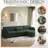 Maelina 4 - Piece Upholstered Hunter Green Corduroy Modular Sectional Sofa with Pillow Back and Removable Ottoman-107665254