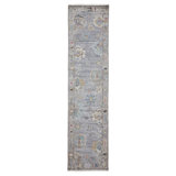 Francessca Hand Knotted Oriental Area Rug in Gray
