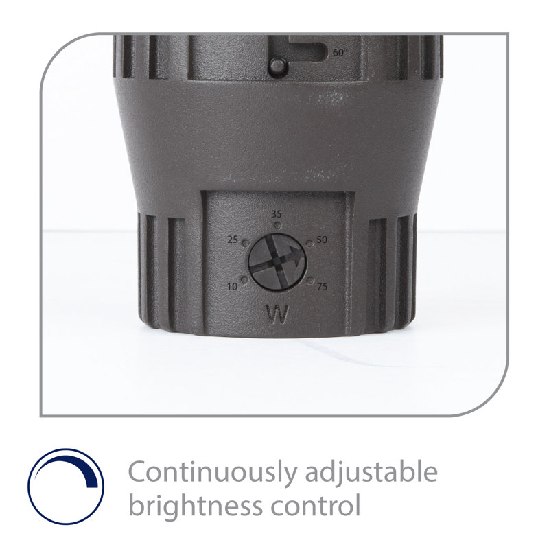 LED Well Light, Bronze on Aluminum, 2700K