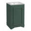Meuble-lavabo de salle de bain avec lavabo en céramique et tablette réglable-712036446