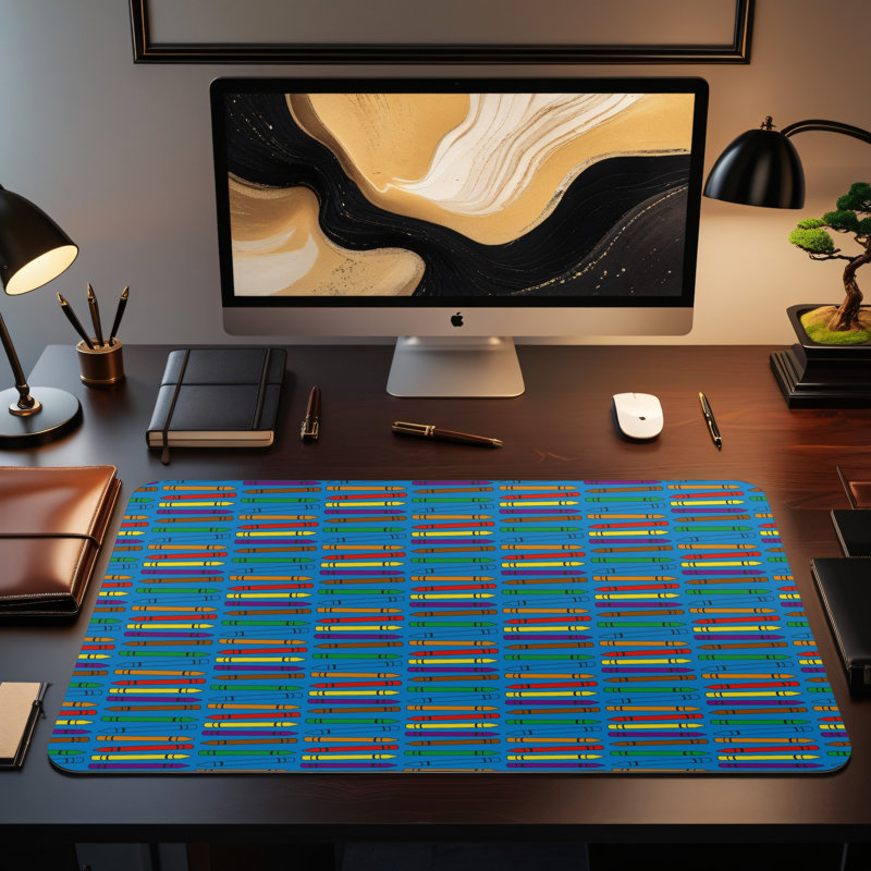 Polyester Desk Pad, 23.6x13.8