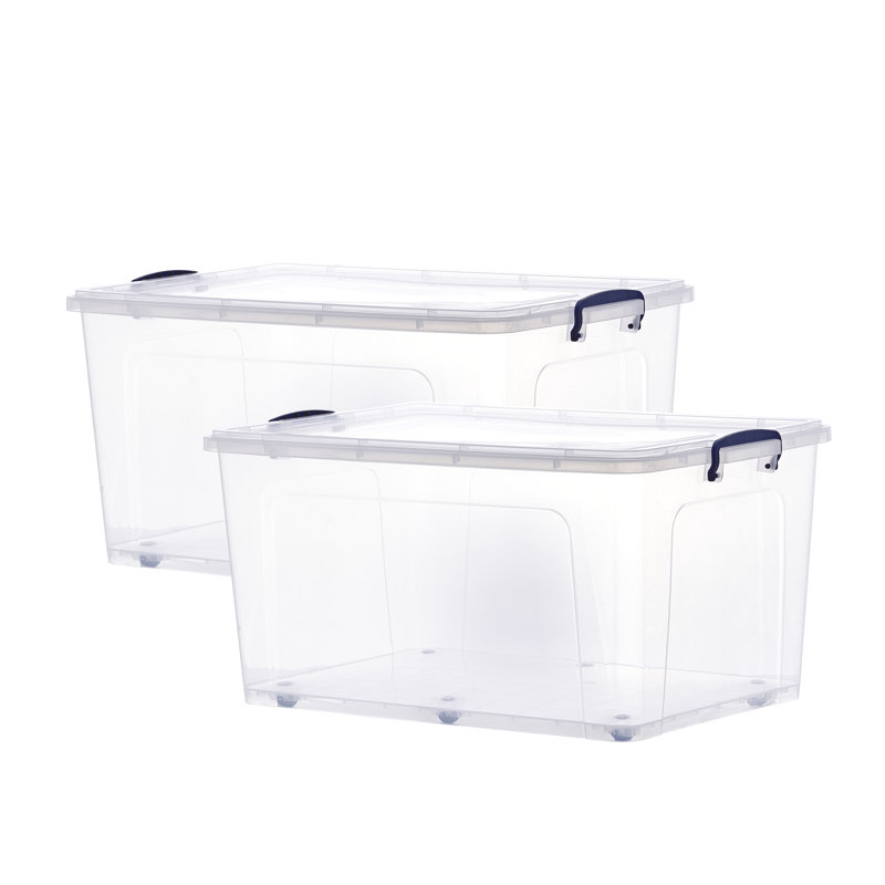 Rebrilliant Plastic Bin, 44 Qt.