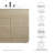 Render 36" Faux Travertine Bathroom Vanity With Sink In White