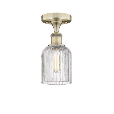 Edison - Adriena - 1 Light 5" Semi-Flush Mount