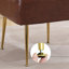 Chaise d'appoint d'appoint avec pieds dorés-1615941530