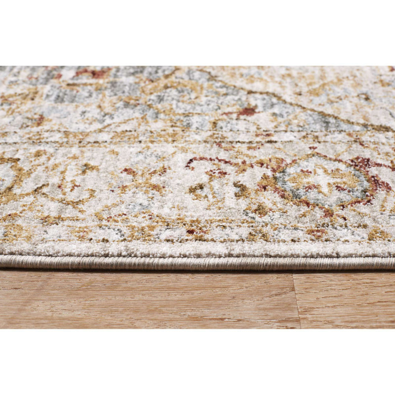 Sejdo Medallion Area Rug, Rectangle 5' x 7'5"