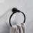Modern 5 Bathroom Towel Rack - Aluminium, Matte Black Wall Mount And Versatile For Home Easy Installation Steps Aluminium Mounted 5 Piece Quality Build, Corrosion For Different Rooms Simple-2025745661