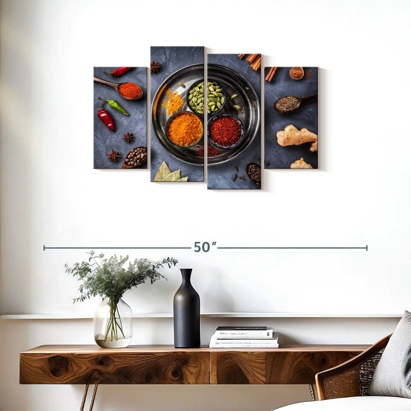 Yarlin Variant Of Spices, 22" H x 36" W