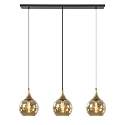 Callisto Black/gold 4-light Pendant