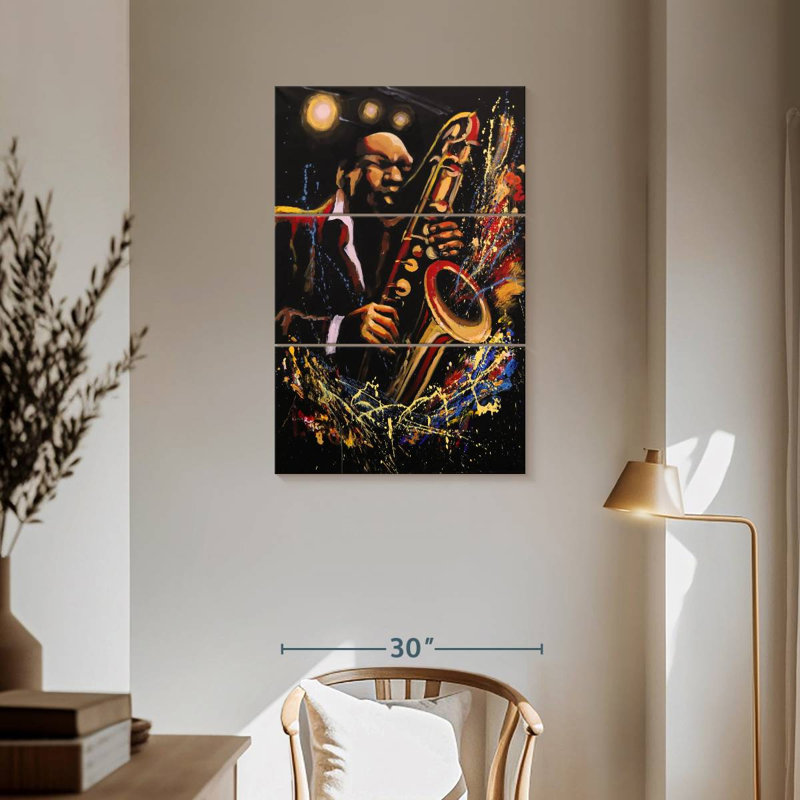 Abarca Jazz Acrylic, 57" H x 36" W
