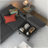 Convertible Combination Sofa Sofa L-Shaped Sofa with Storage Cabinet Footstool