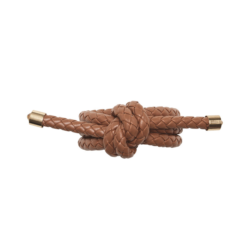Rope Knot Napkin Ring, Brown