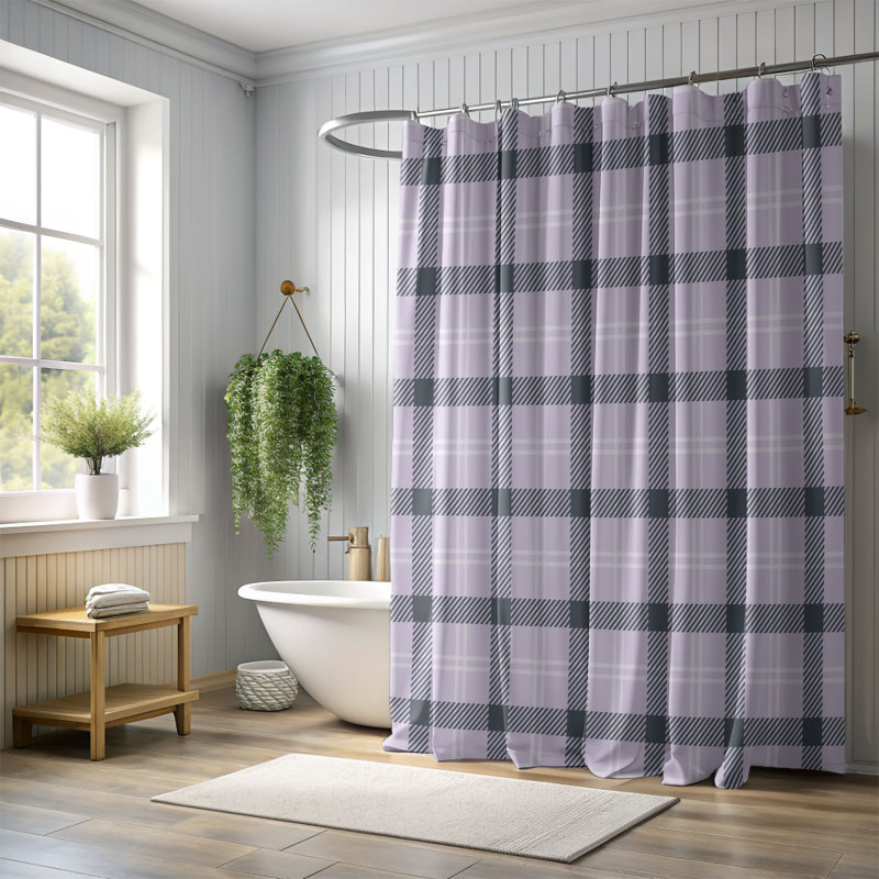 Lavender Blanket - Premium Shower Curtain, 74"H x 71"W