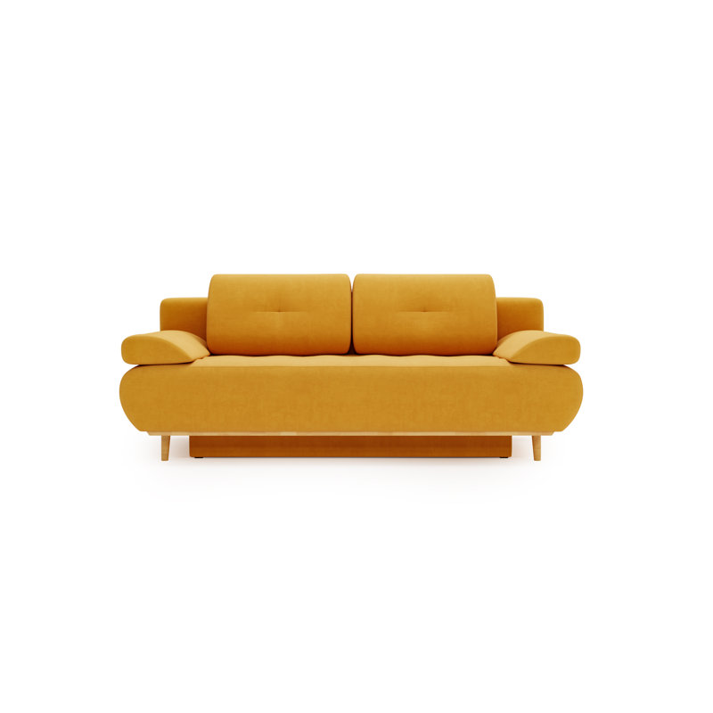 Taneya 2 Seater Sofa Bed, Yellow