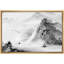 Paysage abstrait, noir et blanc, encre de Chine, paysage de montagne, rivière et bateau, paysage moderne, rustique, neutre-97558836-97558840