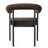 Modern Upholstered Dining Chair with Curved Arms-1564777835