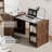 Folding Desk with Storage and Charging Station,Murphy Desk,Desk for Small Spaces,Farmhouse Desk,Pull-Out Computer Desk Suitable for Apartments,Bedrooms,Studies,and Offices-741820890