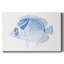 «Blue and White Tropical Fish IV», toile tendue avec châssis-1076203745