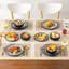 Service de table en céramique glaçure réactive pour 4 personnes, 4 assiettes à dessert, assiettes à dessert et bols à céréales vancasso, va au lave-vaisselle et au micro-ondes