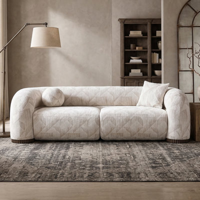 Premier Upholstered Curved Silhouette Sofa