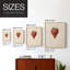 Impression florale vintage encadrée XLII - bois massif-30417580-30417584