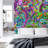 Vibrant Graffi Street Paint Peel & Stick Border-93867384