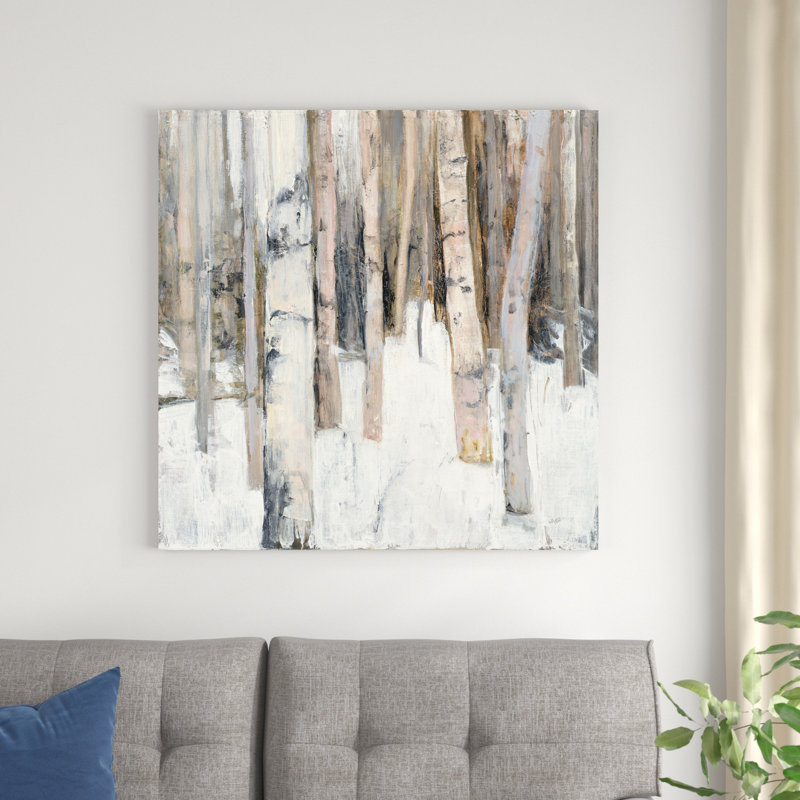 Lumière chaude d'hiver I, H 36 po x l 36 po x P 1,25 po
