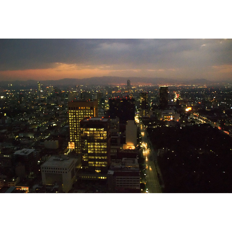 " Mexico City At Night ", 8" H x 12" W  