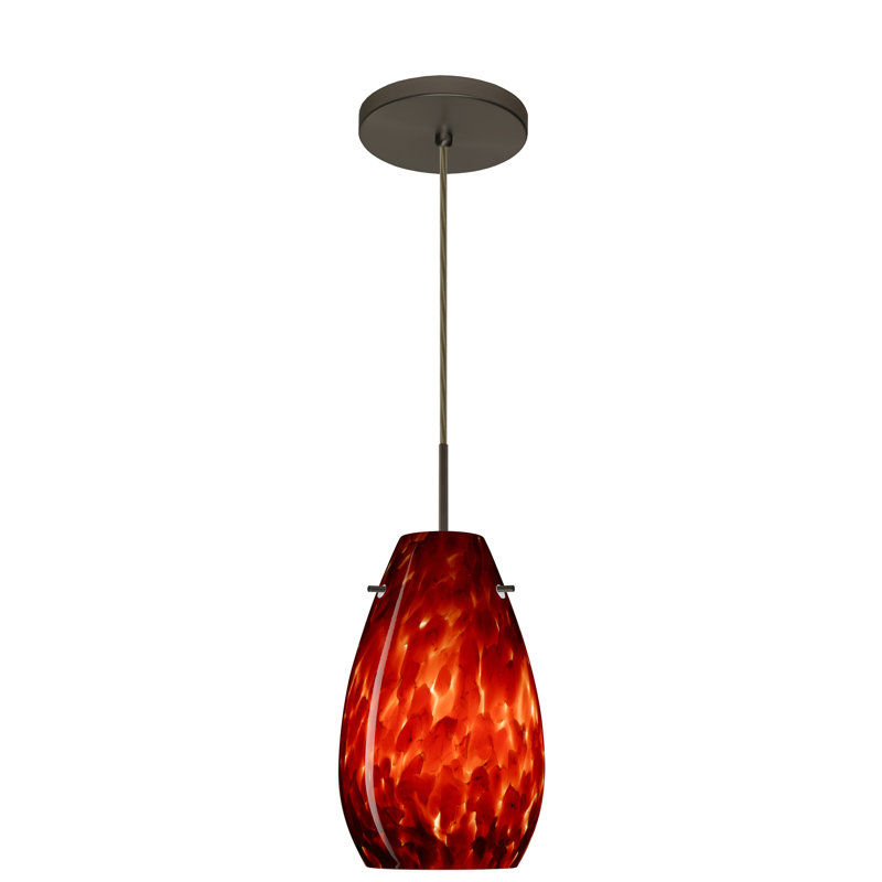 Drasner 1 - Light Single Pendant, Bronze, Blue Cloud, LED