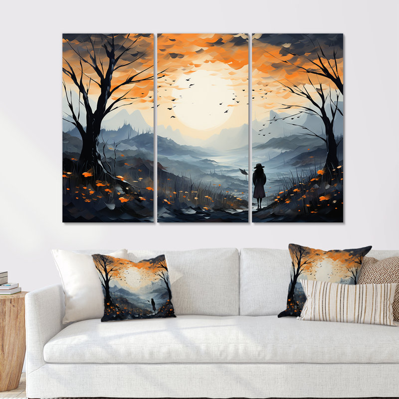 Ensemble de salon Meadow Mystic Wilderness - Meadow Wall Art, Toile tendue, H 28 po x l 36 po