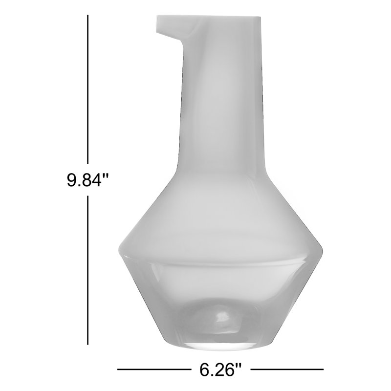 Beak Crystal Lead Free Crystal Carafe, Purple