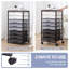 78.8cm H x 39.5cm W Utility Cart with Wheels-3661148
