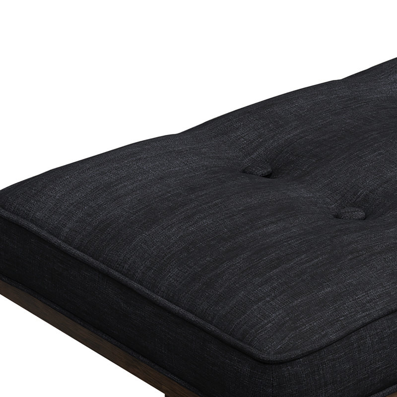 Banc gris et chêne touffeté