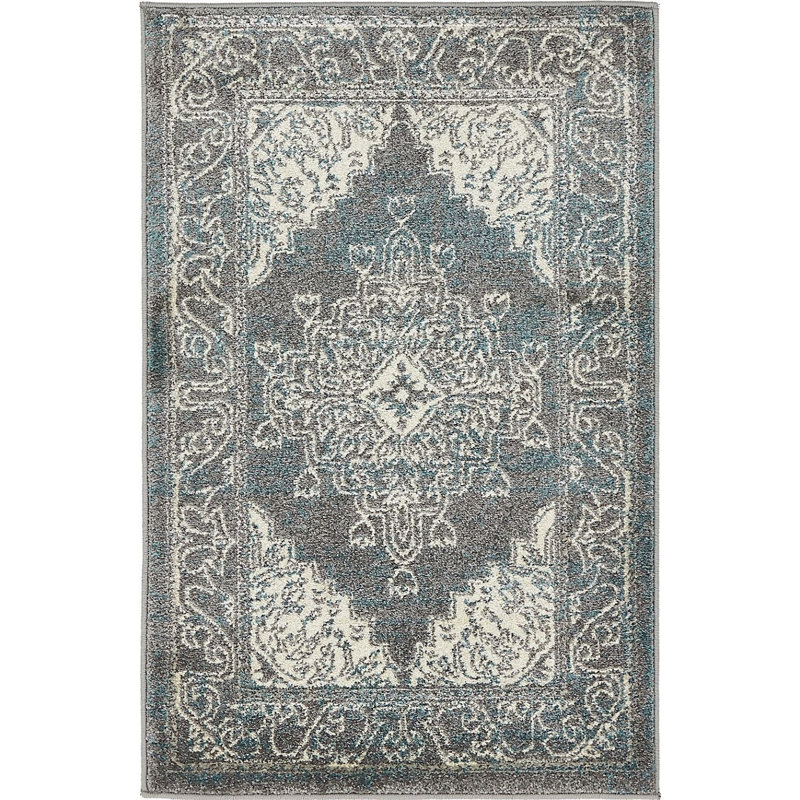 Oriental Indoor Rug, Rectangle 4' x 6'