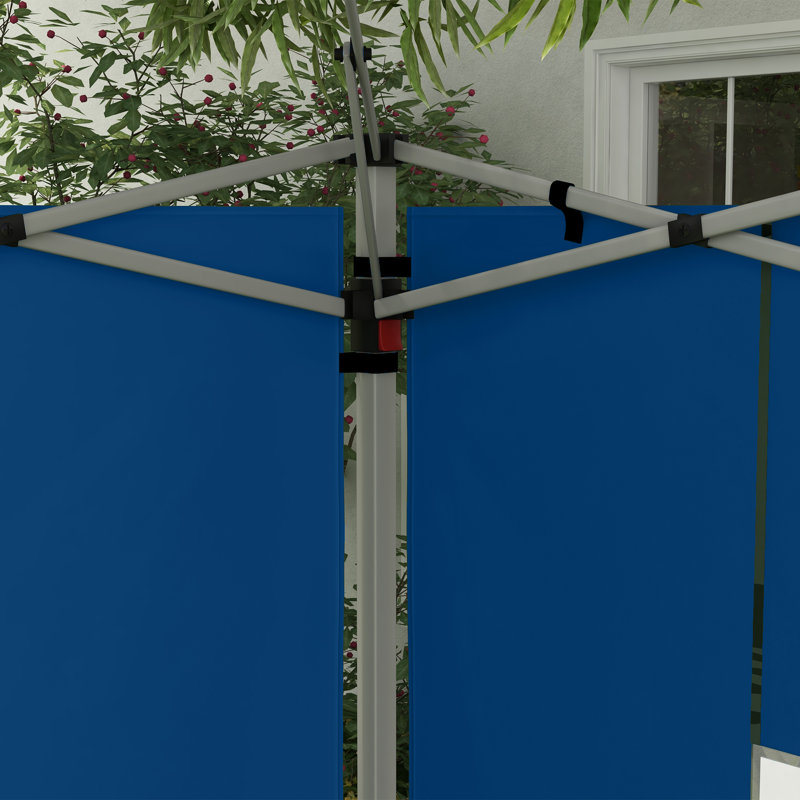 Outsunny Blue Polyester Side Wall for Canopy