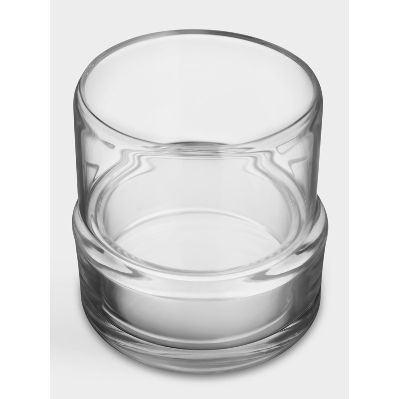 Tou Votive Candle Holder, 3.3" H x 3.4" W x 3.4" D