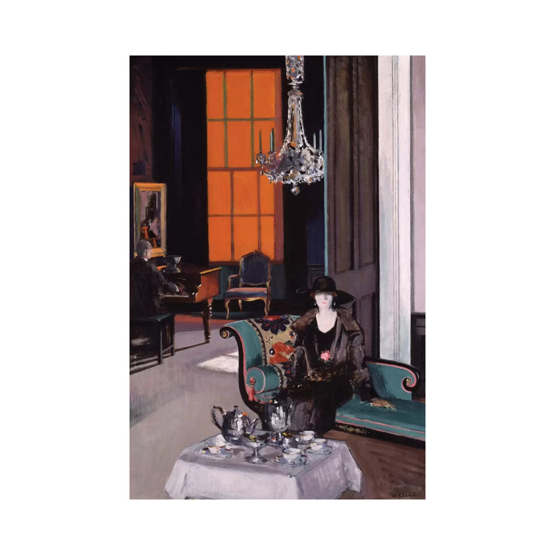 Interior: The Orange Blind, C.1928 by Francis Campbell Boileau Cadell - Wrapped Canvas Painting